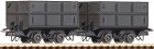 34605 Roco Narrow gauge Two-unit coal truck set